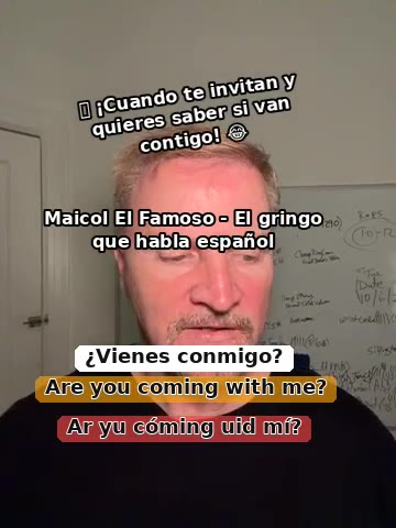 Original bilingual lesson: Are you coming with me?